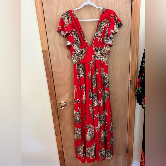 Trashy Diva Dresses & Skirts - NWT Trashy Diva My Pet Leopard Camilla Maxi Long Dress, size 4